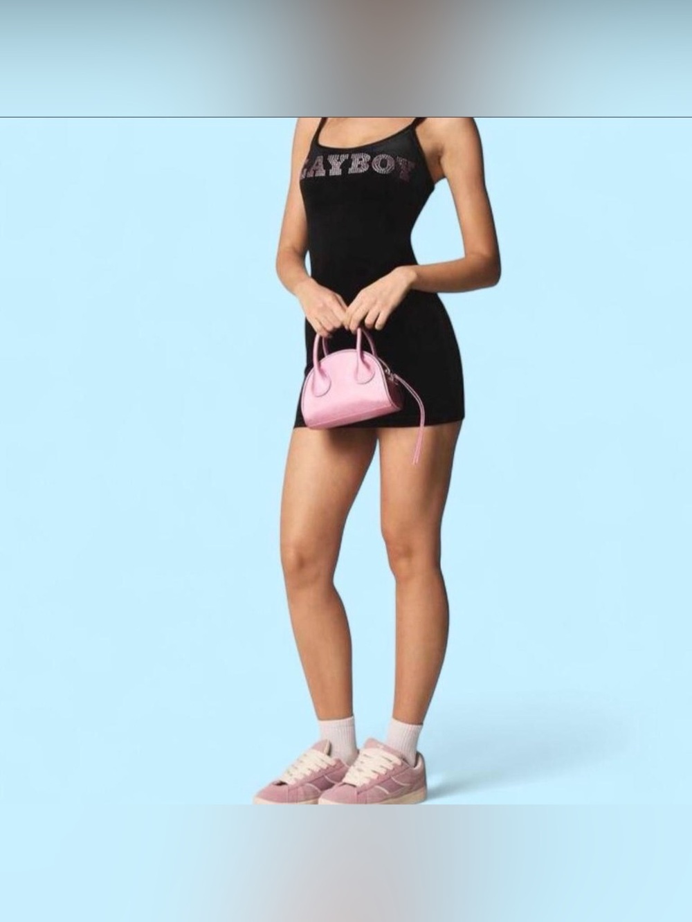 PLAYBOY Black Slip Mini Dress